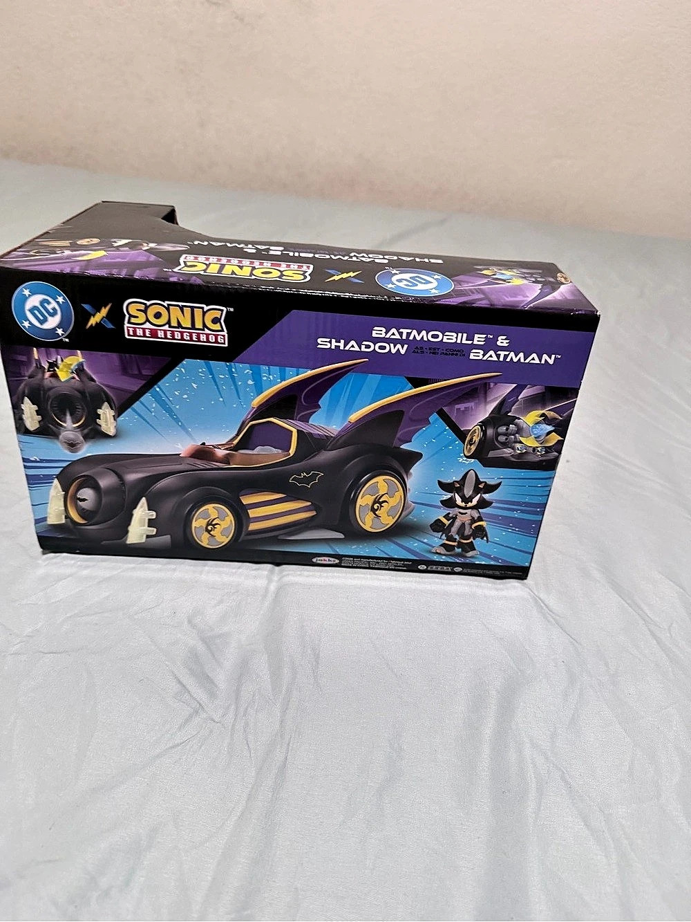 Sonic the Hedgehog Batman vs Shadow Batman Toy Car Playset Black & Purple Like